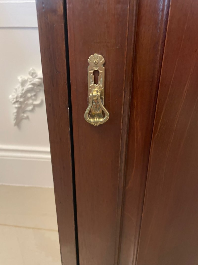 Antique Victorian Quality Mahogany Bedside Cabinet - Image 10